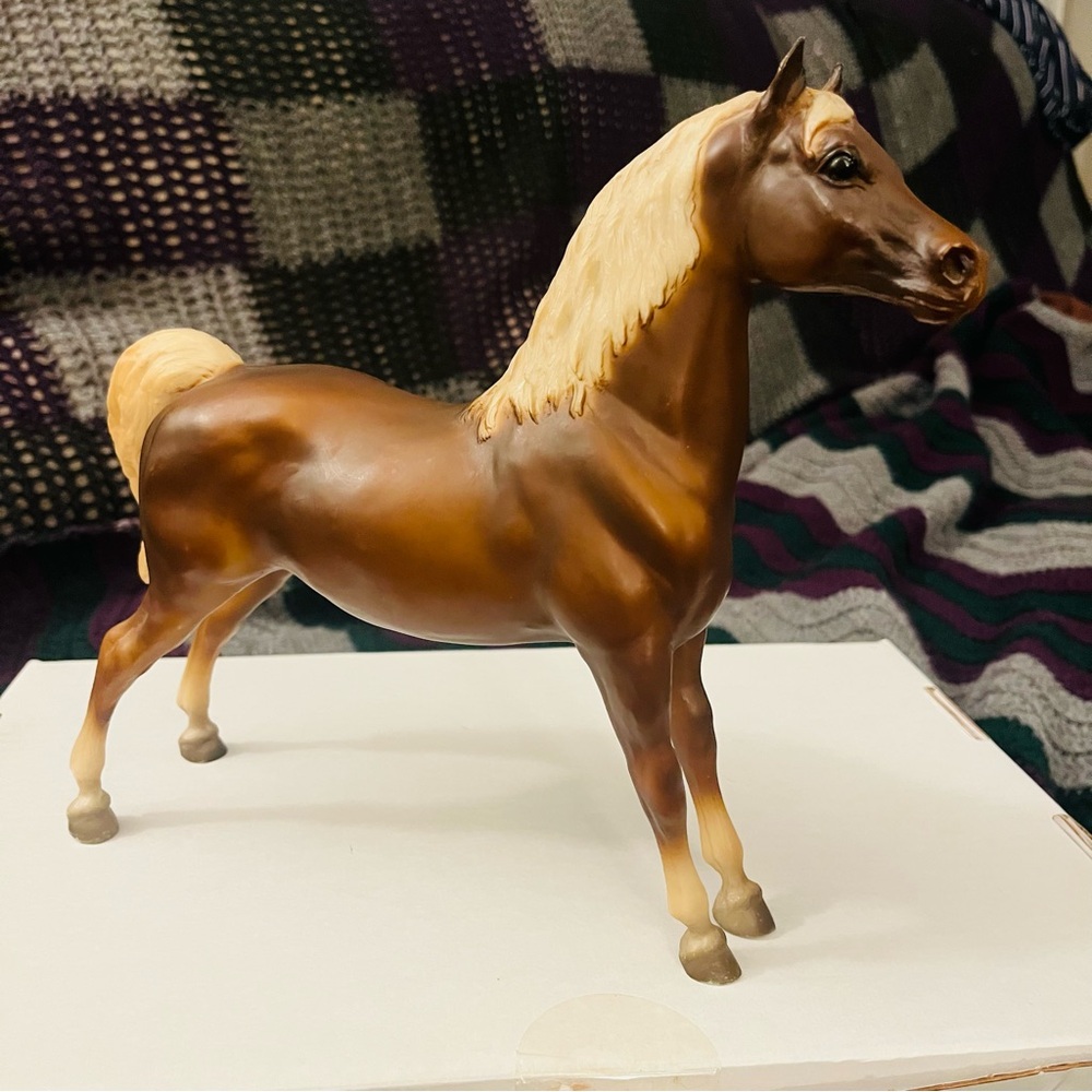 Vermont Morgan 858 Breyer Horse Liver Chestnut Show Stance Made 1992-1993 Only